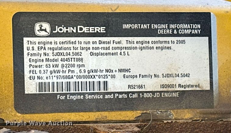 image for item ER8847 2005 John Deere 310G backhoe