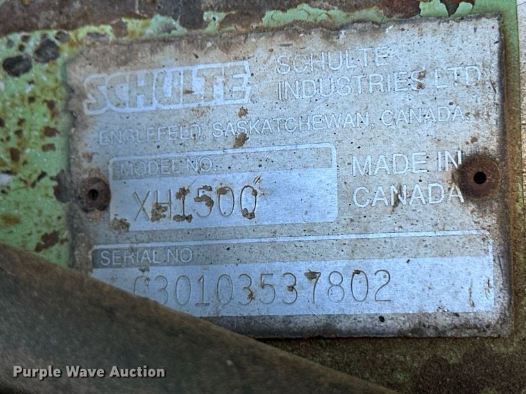 image for item ER8863 Schulte XH1500 batwing rotary mower