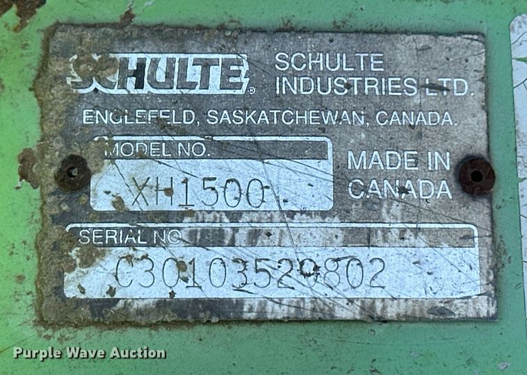 image for item ER8865 Schulte XH1500 batwing rotary mower