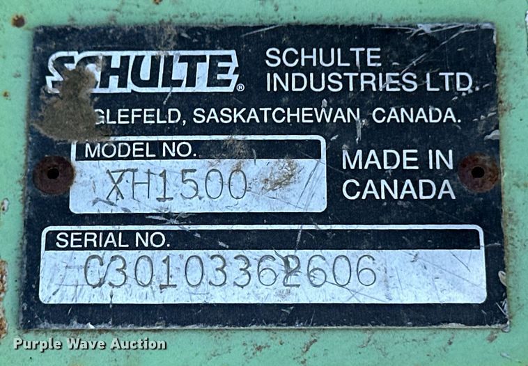 image for item ER8866 Schulte XH1500 batwing rotary mower