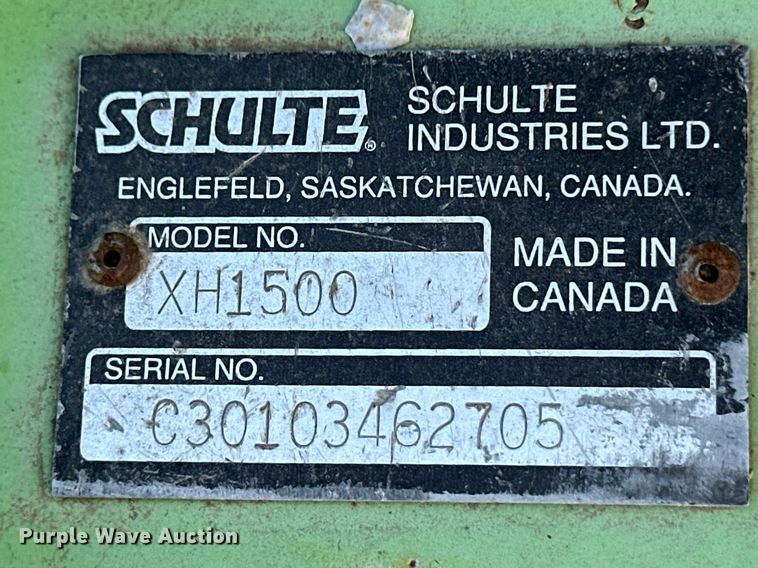 image for item ER8867 Schulte XH1500 batwing rotary mower