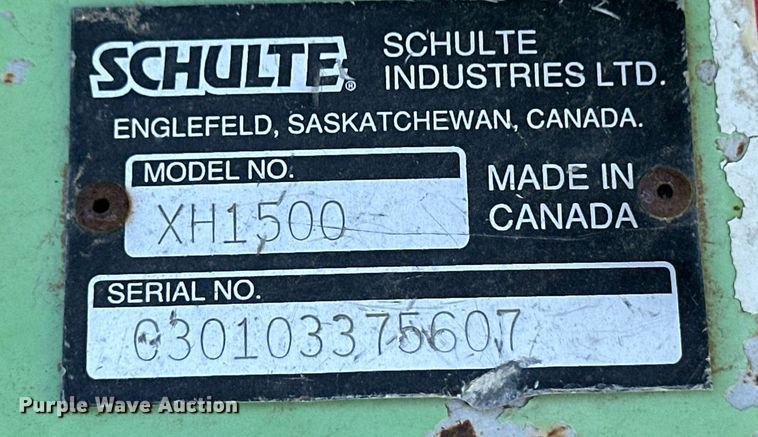 image for item ER8868 Schulte XH1500 batwing rotary mower