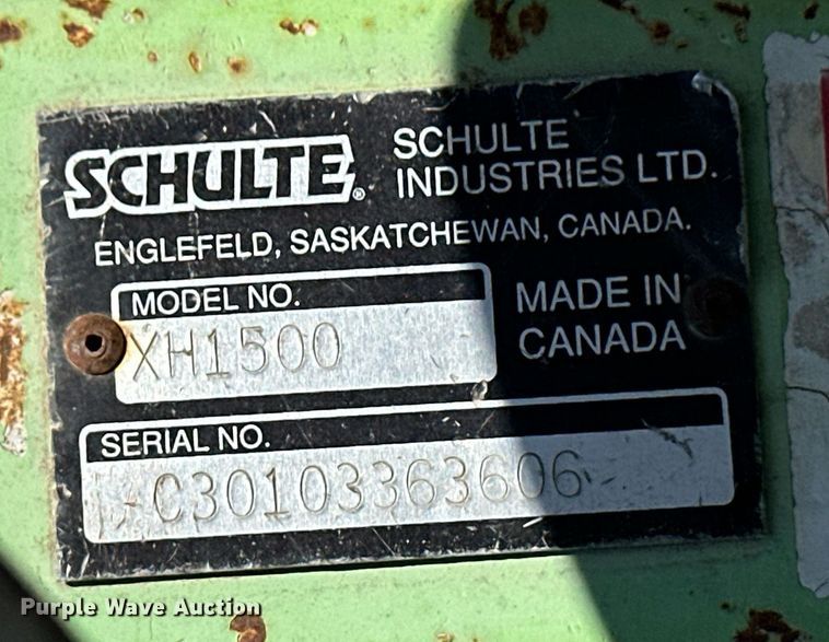 image for item ER8872 Schulte XH1500 batwing rotary mower