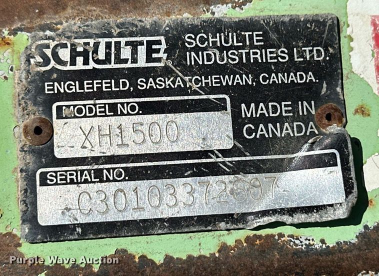 image for item ER8873 Schulte XH1500 batwing rotary mower