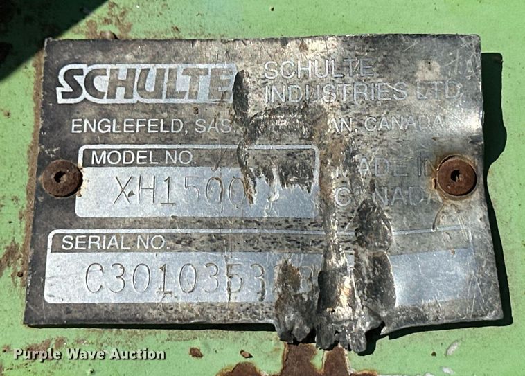 image for item ER8874 Schulte XH1500 batwing rotary mower