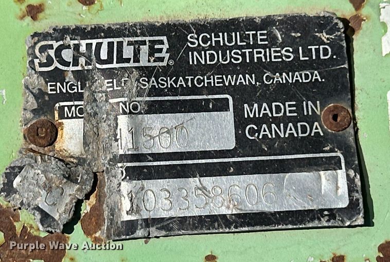 image for item ER8875 Schulte XH1500 batwing rotary mower