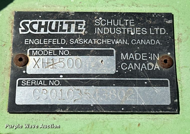 image for item ER8877 Schulte XH1500 batwing rotary mower