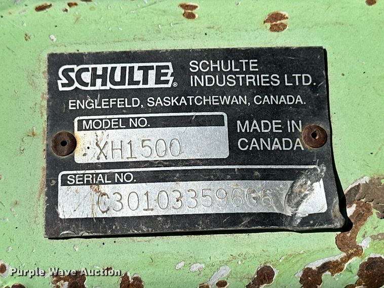 image for item ER8881 Schulte XH1500 batwing rotary mower