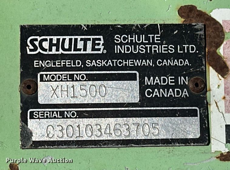 image for item ER8882 Schulte XH1500 batwing rotary mower