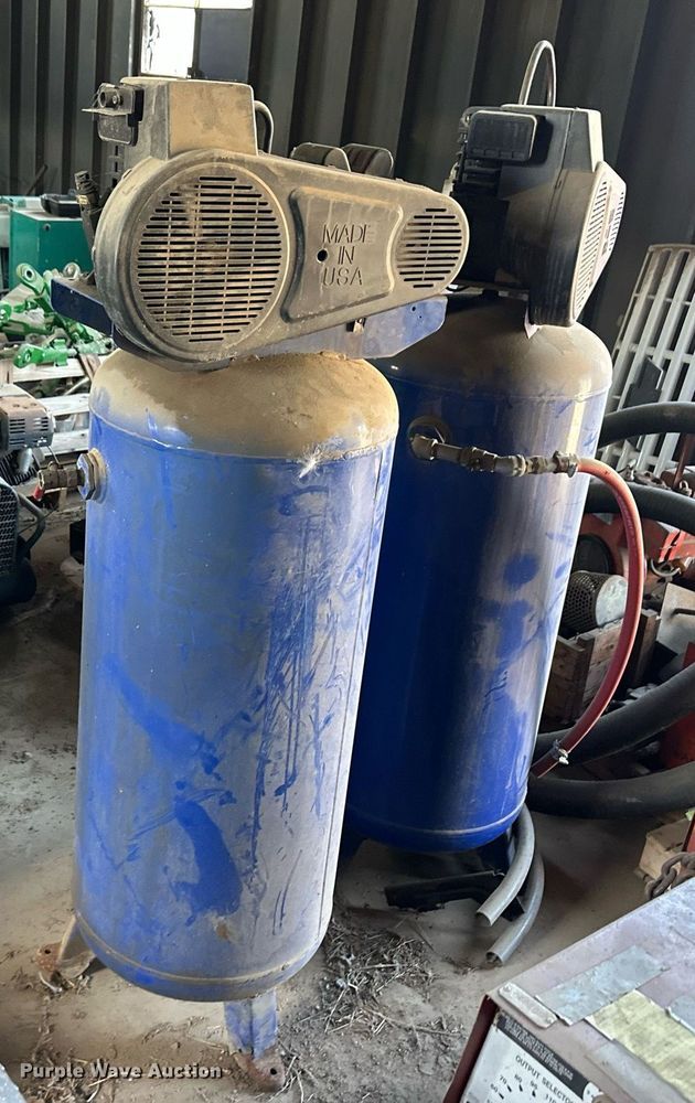 image for item ER8887 (2) Campbell Hausfeld air compressors