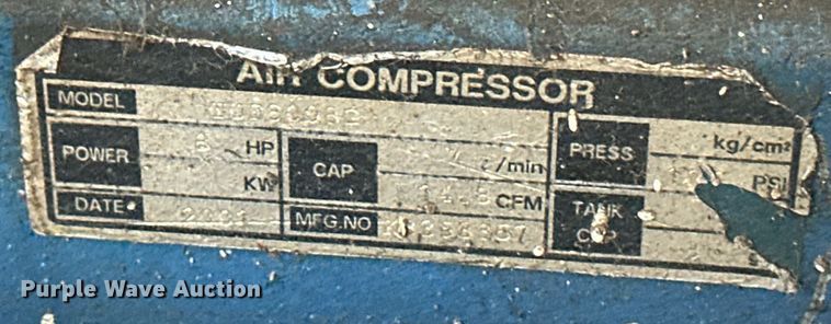 image for item ER8888 Puma air compressor
