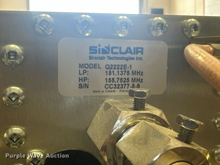 image for item ER8913 (15) Sinclair Q2222E-1 VHF duplexers