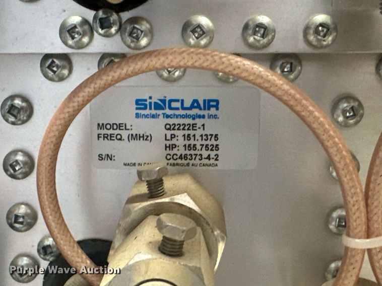 image for item ER8913 (15) Sinclair Q2222E-1 VHF duplexers