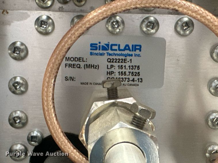 image for item ER8913 (15) Sinclair Q2222E-1 VHF duplexers