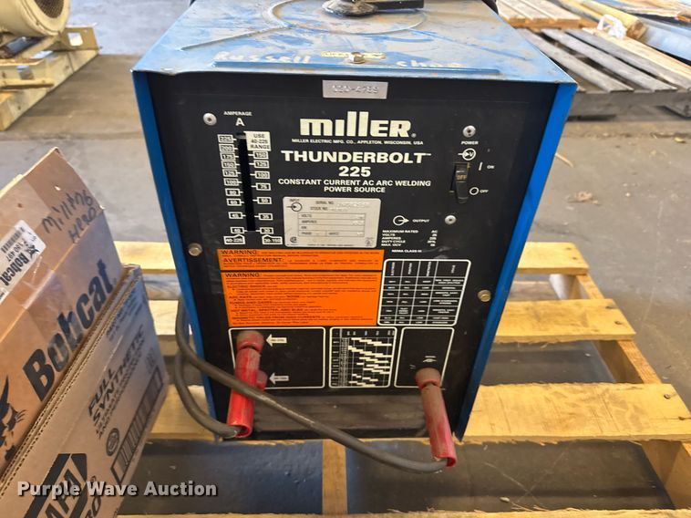 image for item NN9676 Miller Thunderbolt 225 welder