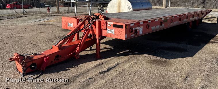 image for item NN9680 1994 Landoll tilt deck equipment trailer