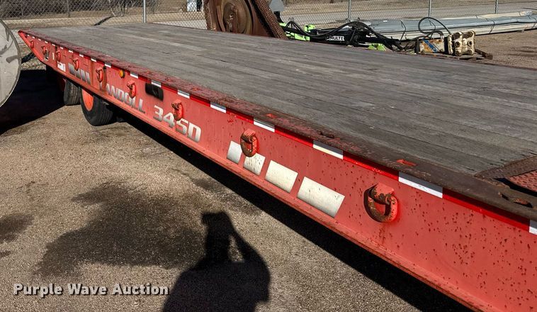 image for item NN9680 1994 Landoll tilt deck equipment trailer