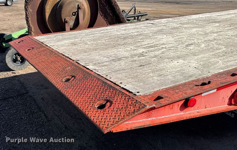 image for item NN9680 1994 Landoll tilt deck equipment trailer