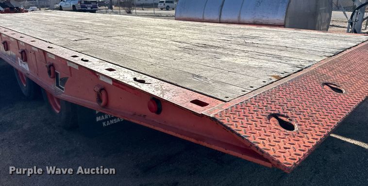 image for item NN9680 1994 Landoll tilt deck equipment trailer