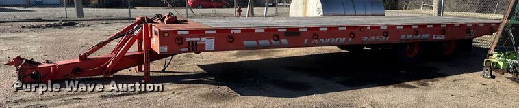 image for item NN9680 1994 Landoll tilt deck equipment trailer