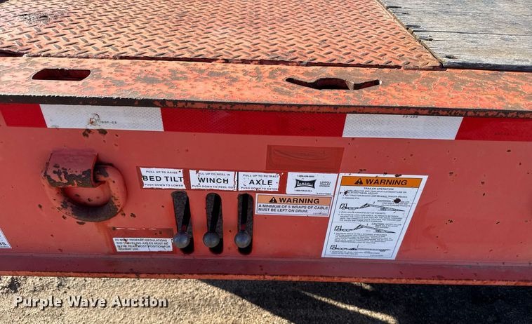 image for item NN9680 1994 Landoll tilt deck equipment trailer
