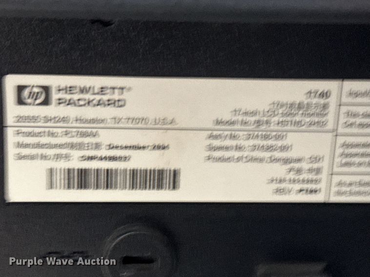 image for item NN9685 (13) HP monitors