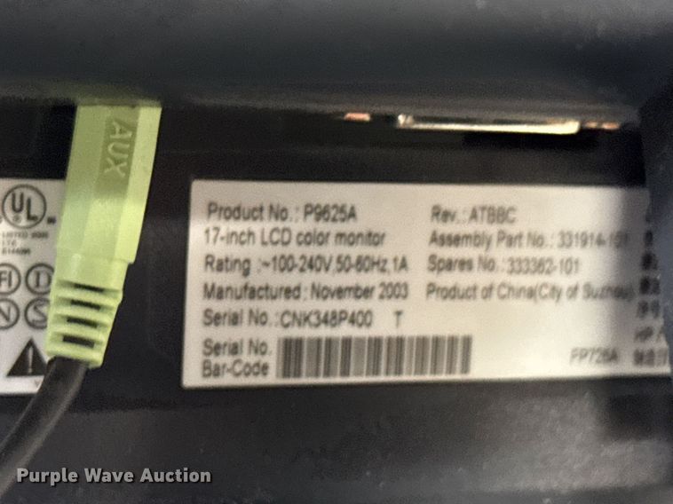 image for item NN9685 (13) HP monitors