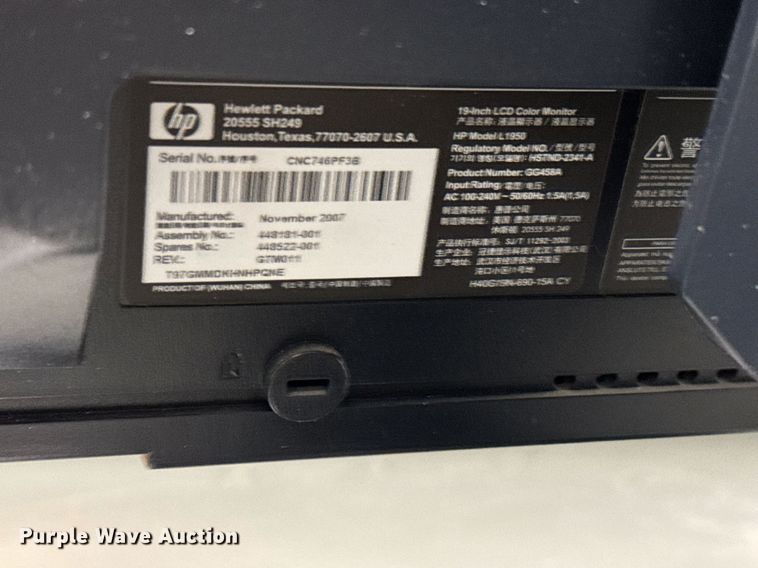 image for item NN9685 (13) HP monitors