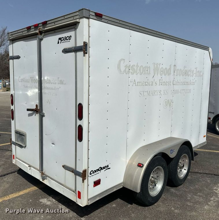 image for item DF8463 2004 Pace American enclosed cargo trailer