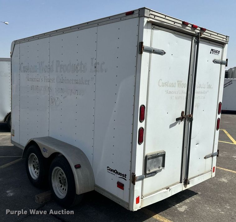 image for item DF8463 2004 Pace American enclosed cargo trailer