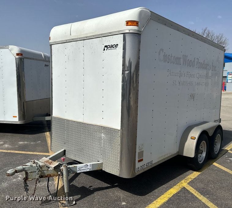 image for item DF8464 2000 Pace American enclosed cargo trailer