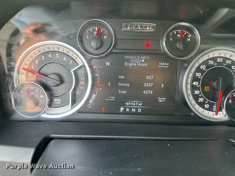 image for item DF8473 2018 Dodge Ram 1500 Crew Cab pickup truck