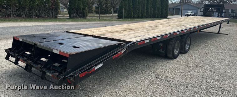 image for item DF8474 2024 Texas Pride FT840524KGN equipment trailer