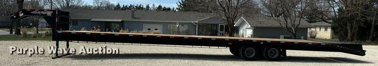 image for item DF8474 2024 Texas Pride FT840524KGN equipment trailer
