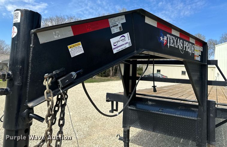 image for item DF8474 2024 Texas Pride FT840524KGN equipment trailer