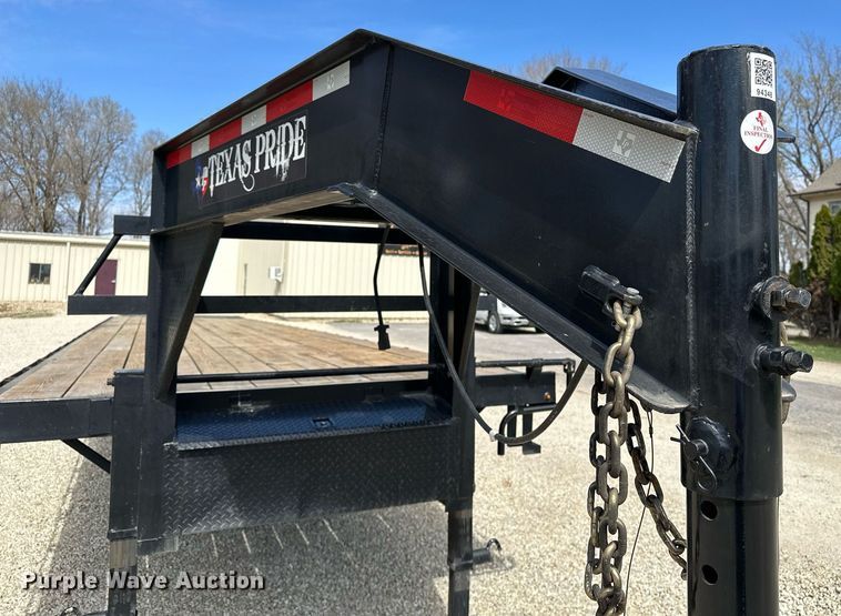 image for item DF8474 2024 Texas Pride FT840524KGN equipment trailer