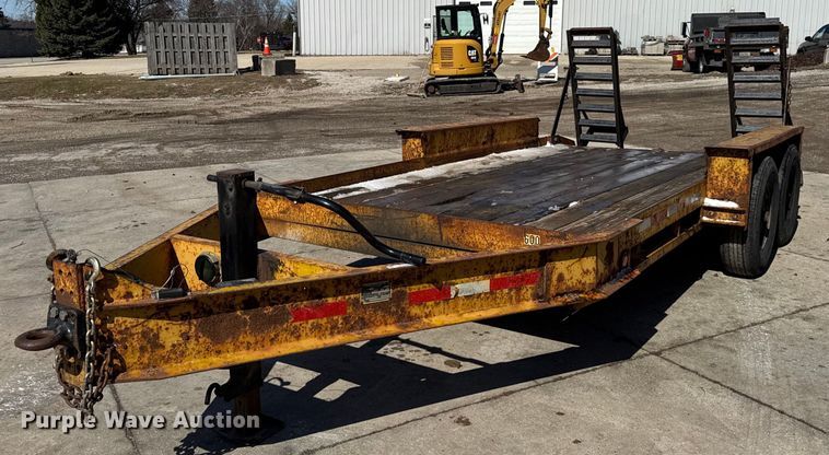 image for item DH9880 1996 Belshe T1 equipment trailer