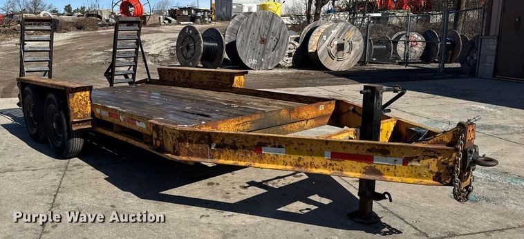 image for item DH9880 1996 Belshe T1 equipment trailer