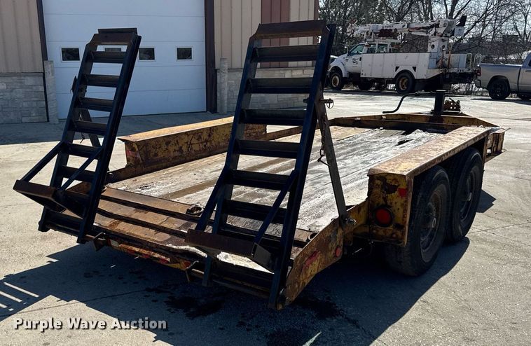 image for item DH9880 1996 Belshe T1 equipment trailer