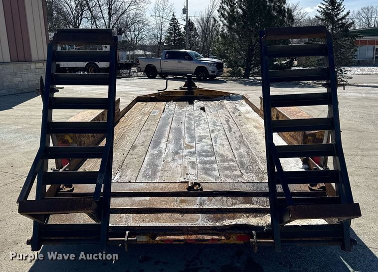 image for item DH9880 1996 Belshe T1 equipment trailer