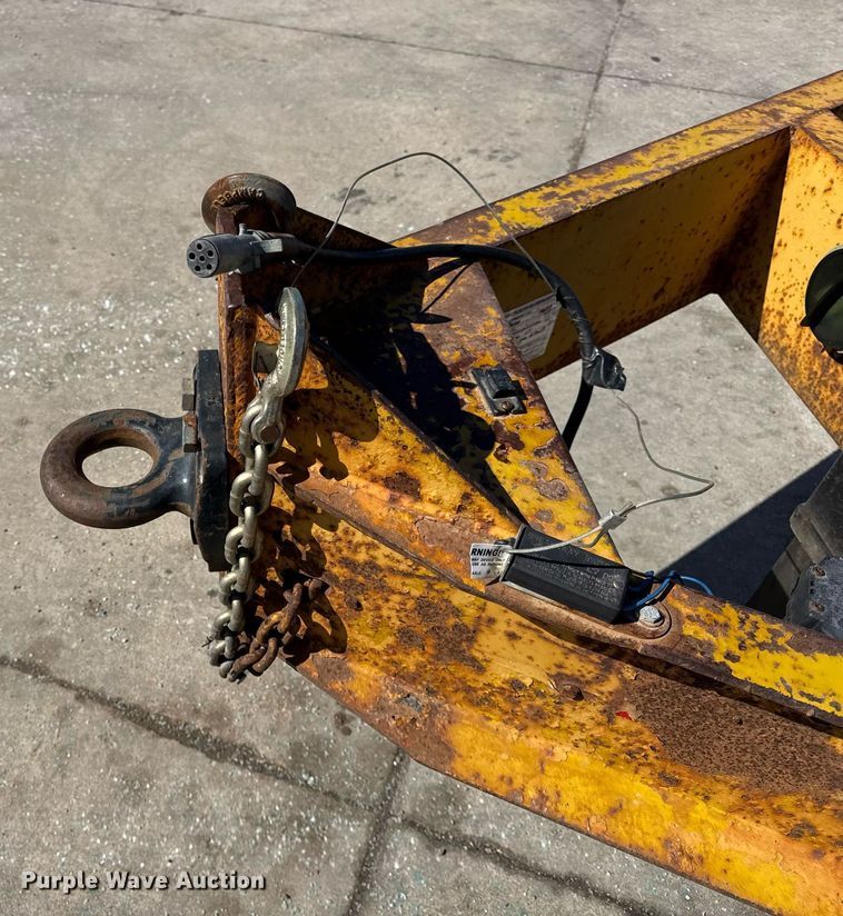 image for item DH9880 1996 Belshe T1 equipment trailer