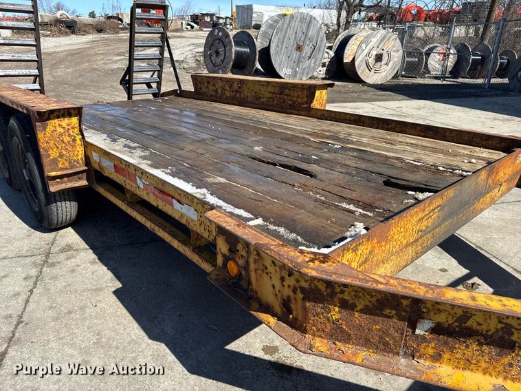 image for item DH9880 1996 Belshe T1 equipment trailer