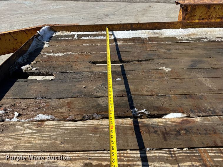 image for item DH9880 1996 Belshe T1 equipment trailer