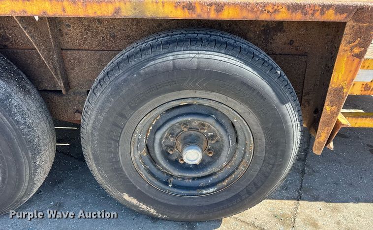 image for item DH9880 1996 Belshe T1 equipment trailer