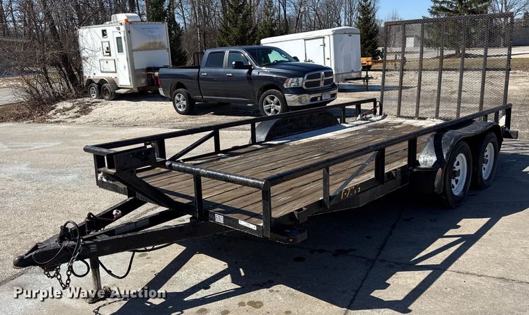 image for item DH9882 2016 Doolittle utility trailer