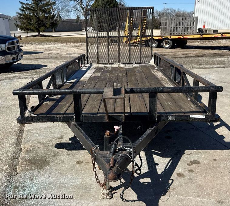 image for item DH9882 2016 Doolittle utility trailer
