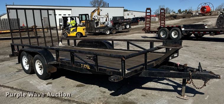 image for item DH9882 2016 Doolittle utility trailer