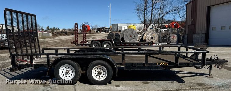 image for item DH9882 2016 Doolittle utility trailer