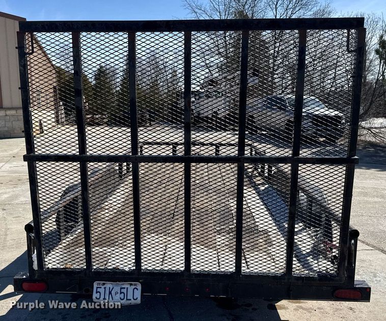 image for item DH9882 2016 Doolittle utility trailer