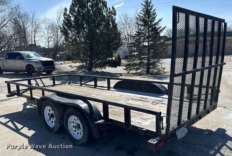 image for item DH9882 2016 Doolittle utility trailer